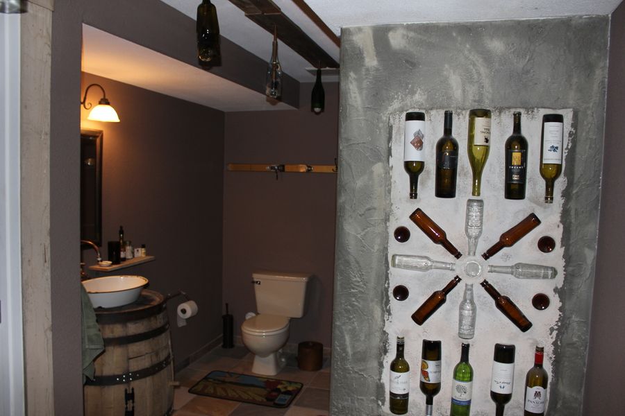Bed, bath, living & game room in basement of large vegan home in Denver suburbs