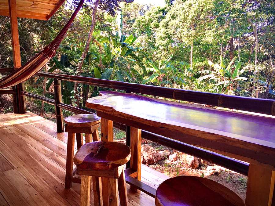 Private cabin in an ecological community surrounded by ecovillages