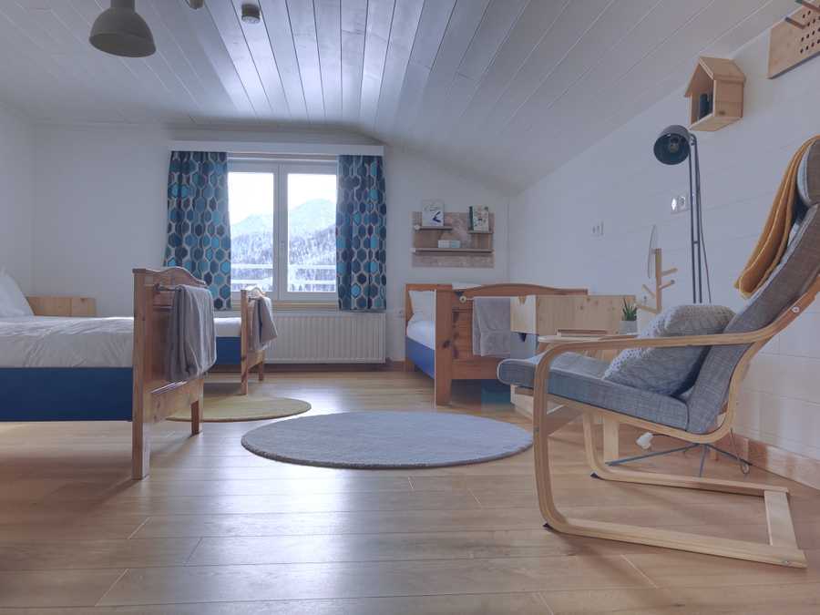 A remote mountain retreat, with daily yoga and guided hikes.