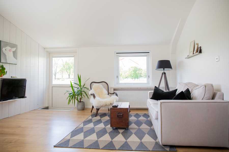 Modern apartments in old farmhouse, Frisian lake district
