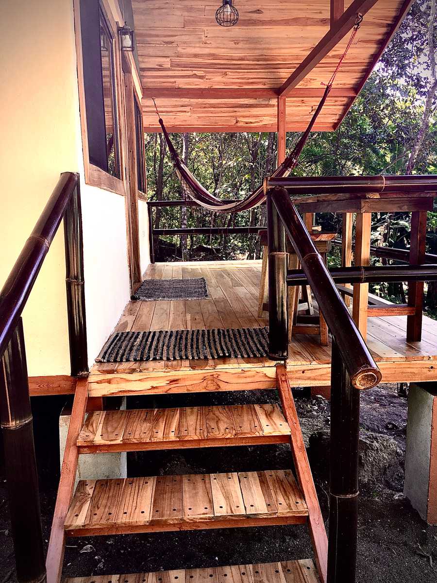 Private cabin in an ecological community surrounded by ecovillages