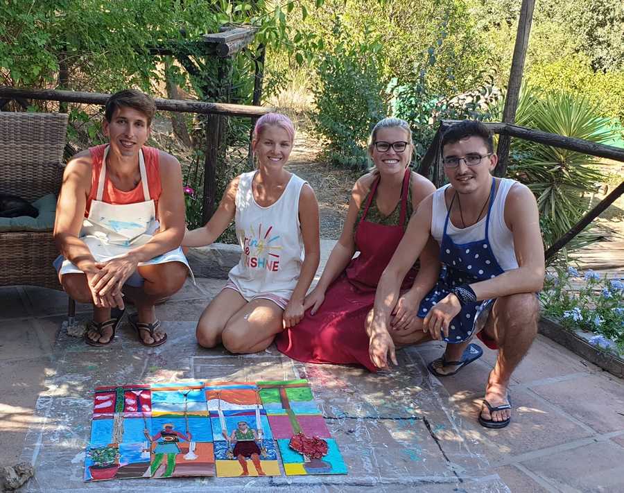 Casita Botánica at peacefull vegan Oasis besides river Pereila 