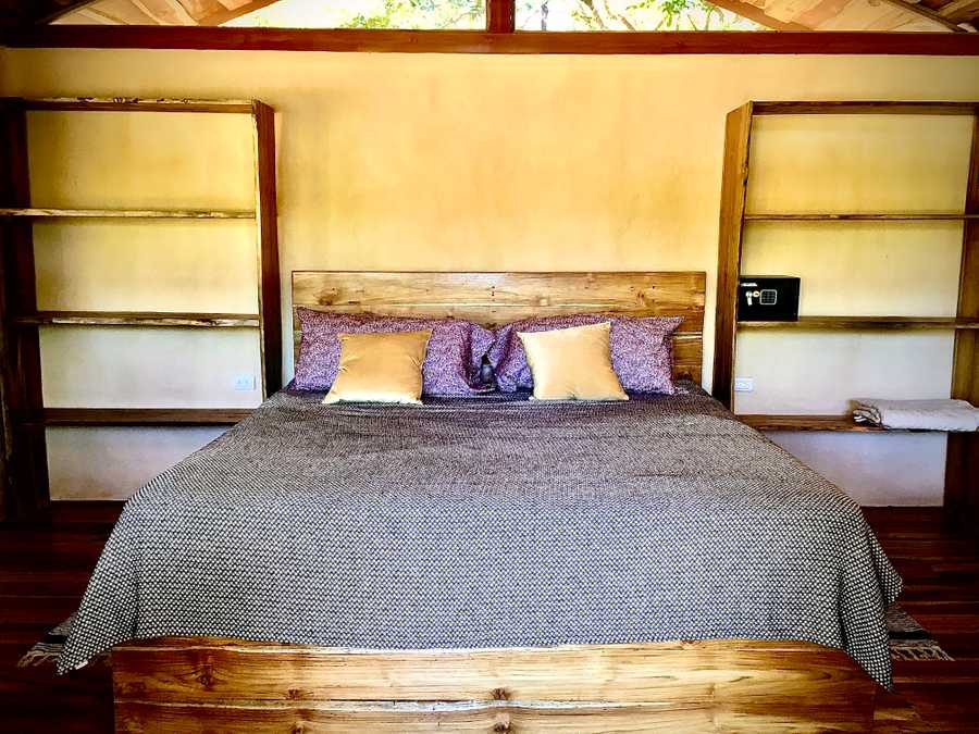 Private cabin in an ecological community surrounded by ecovillages