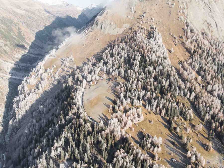 A remote mountain retreat, with daily yoga and guided hikes.