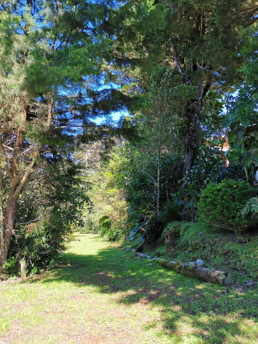 A Wood Chalet in the Mountains in Front of Poas Volcano
