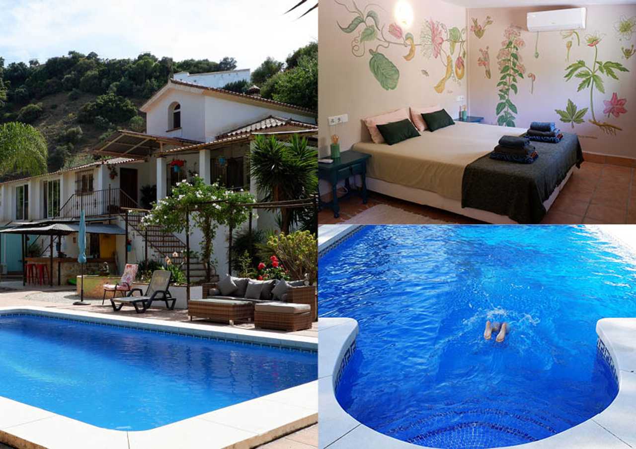 Casita Botánica at peacefull vegan Oasis besides river Pereila