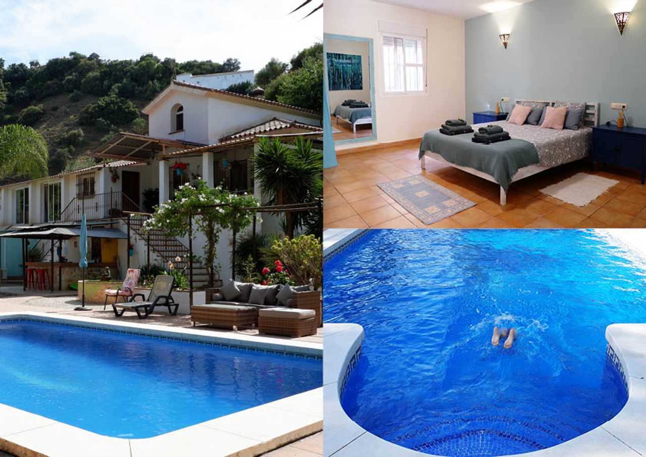 Big and cosy room Agua at peacefull vegan Oasis besides river Pereila 