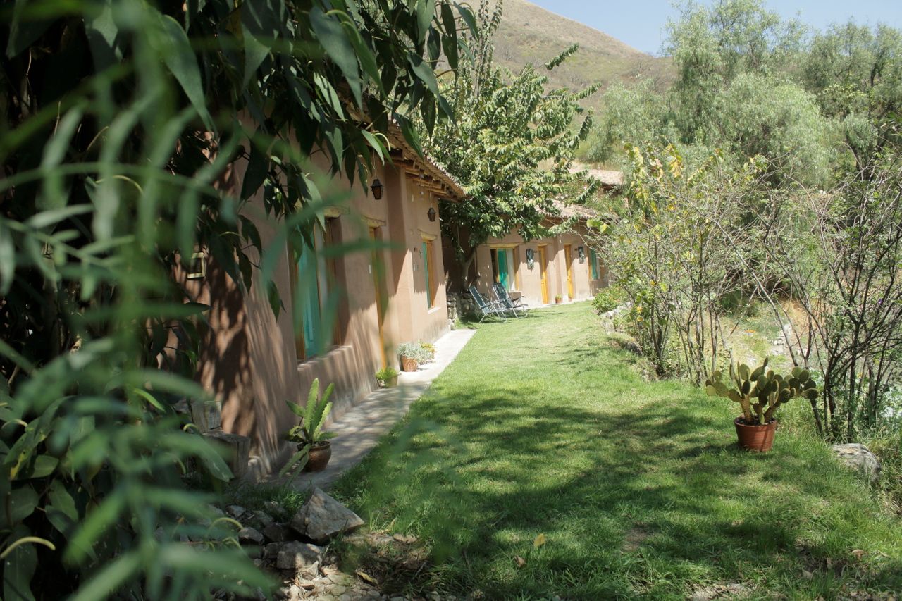 Secluded mountain retreat in the  Limatambo area near Cusco in the Andes of Peru