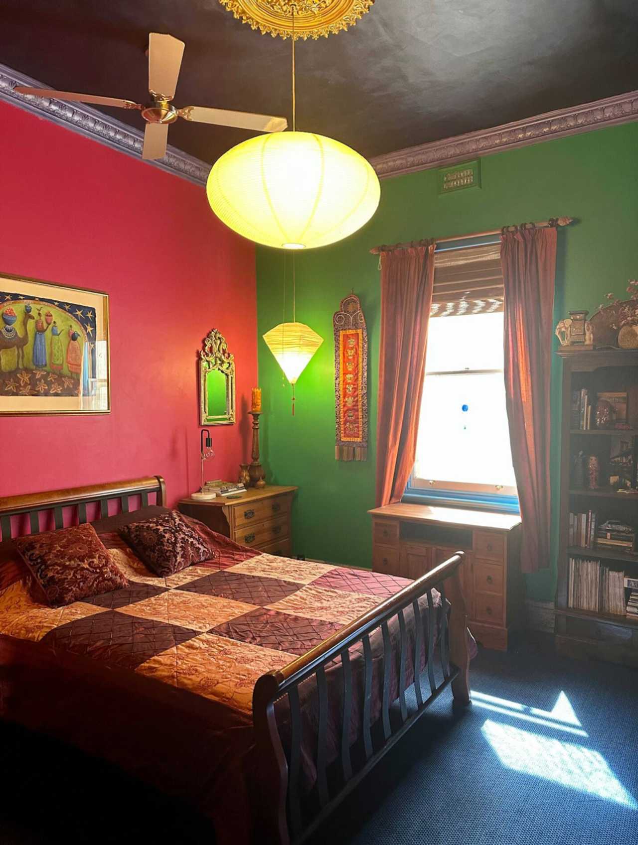 Eclectic Room in a Vibrant Home!