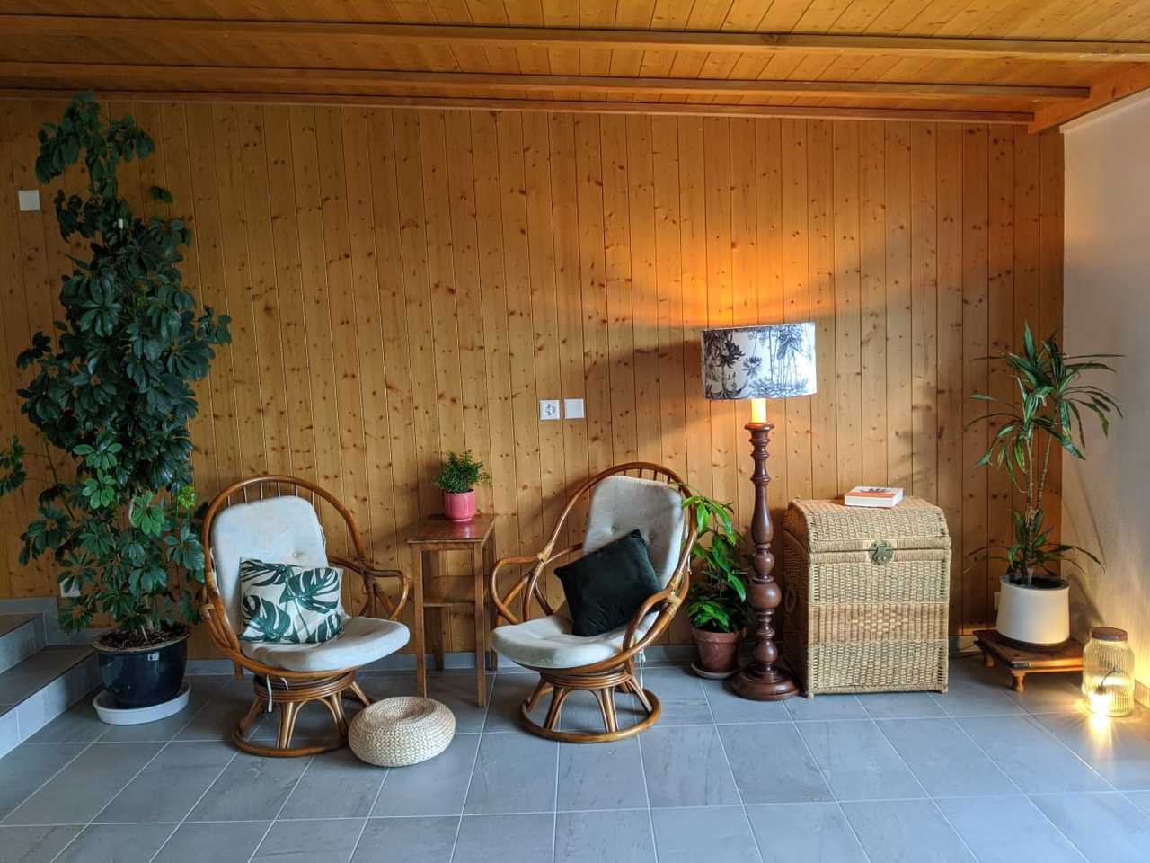 Cozy double room in the middle of nature, with views on lake Leman