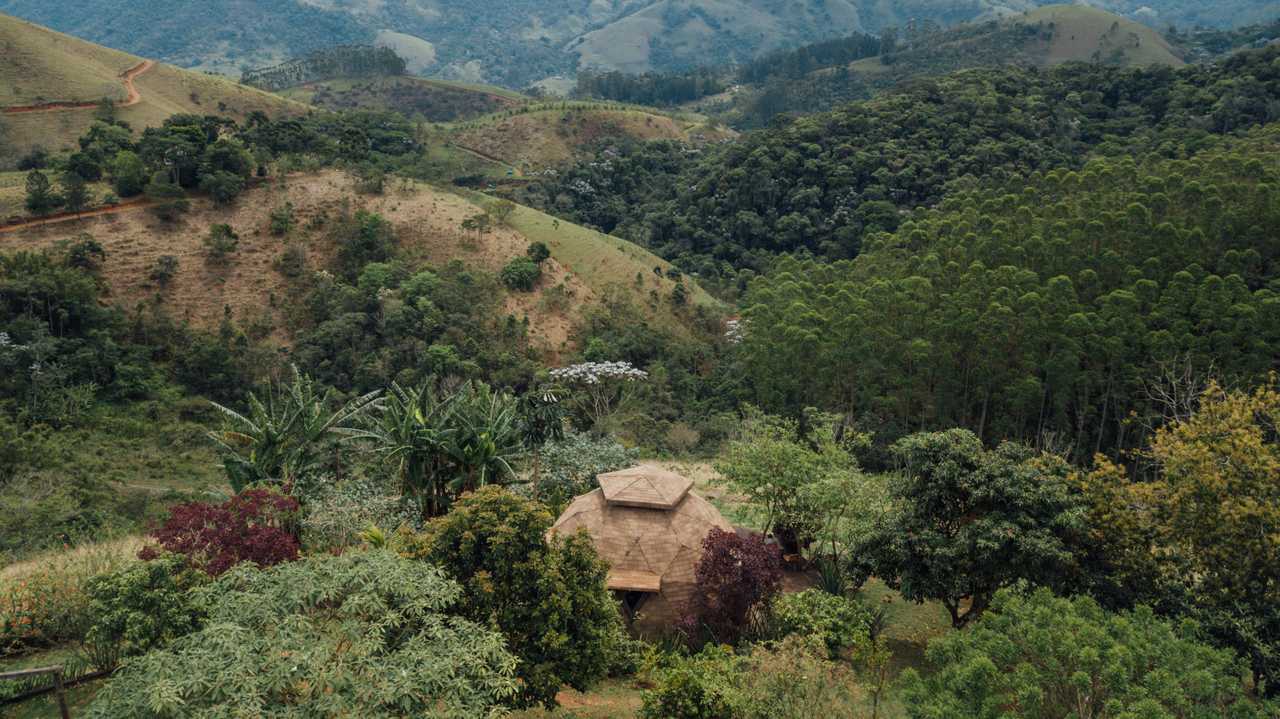 Amazing dome in the mountains of Brazil