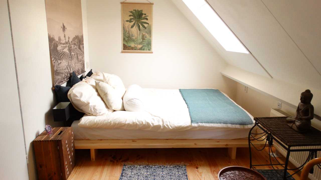 2 bedrooms, 100% vegan hotel, half and full board available. Wadden sea area.
