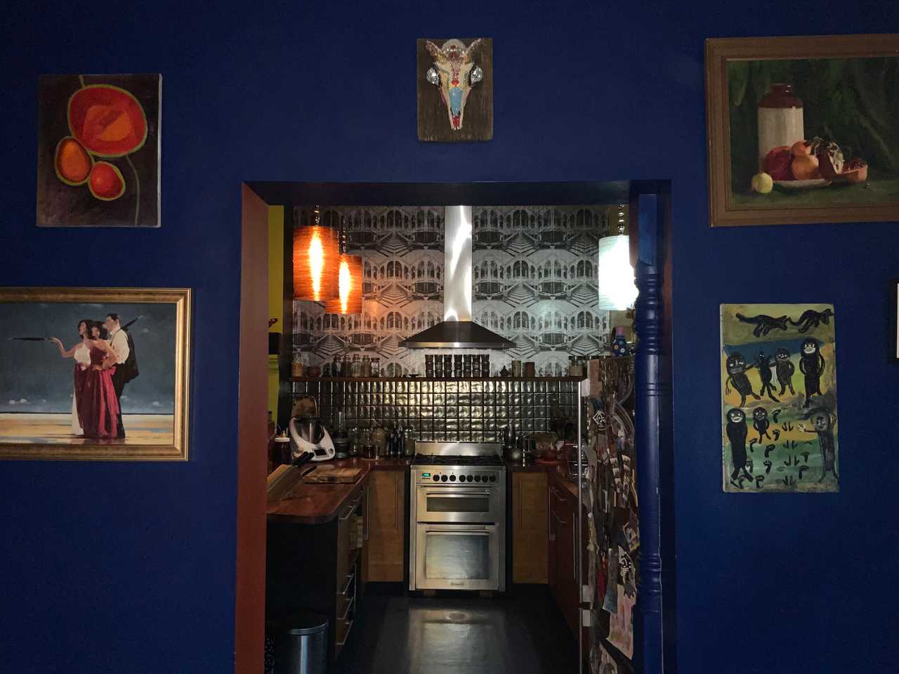 Eclectic Room in a Vibrant Home!