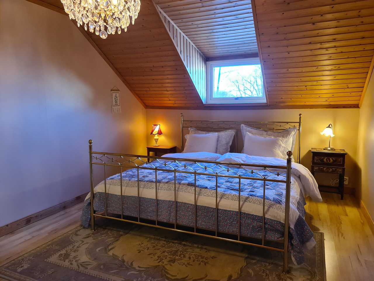 Guesthouse with a new food forest in a small village