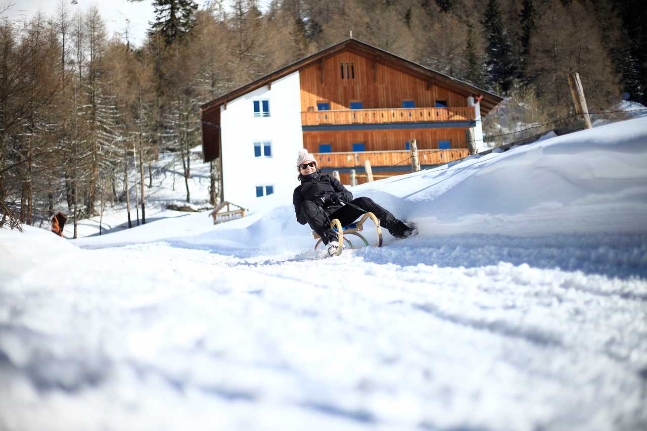 A remote mountain retreat, with daily yoga and guided hikes.