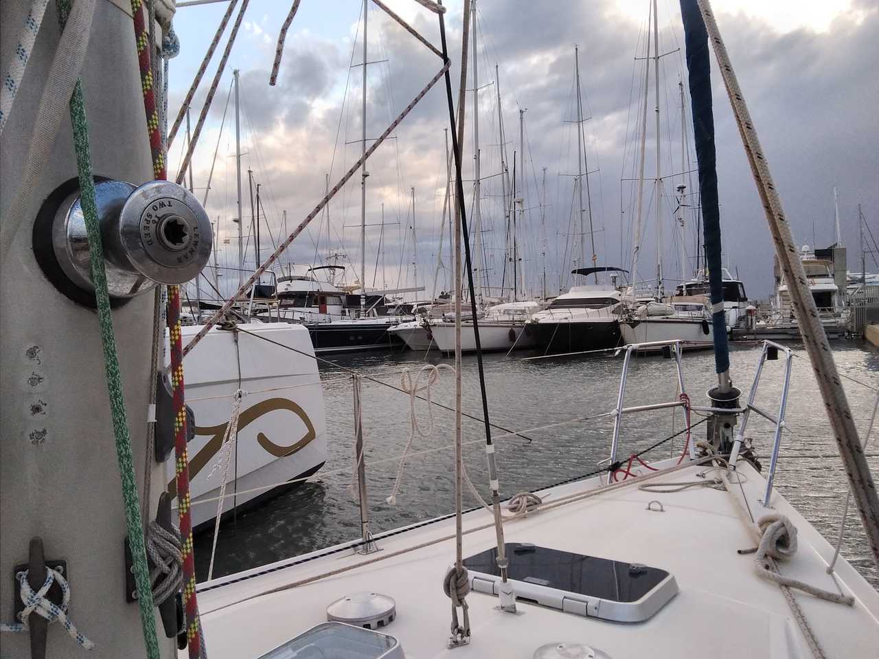 Unique space private cabin on a sailboat
