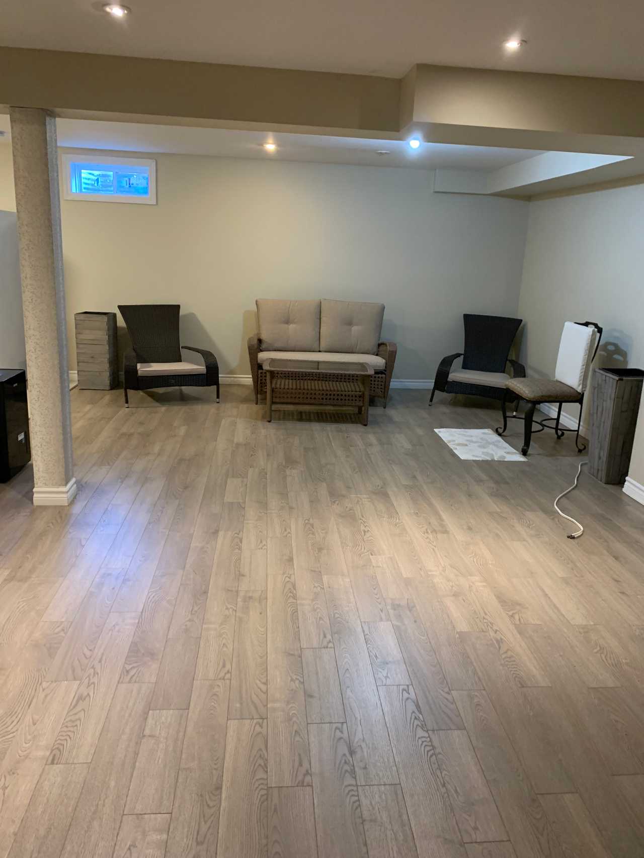 Clean place in a basement in a vegetarian house 