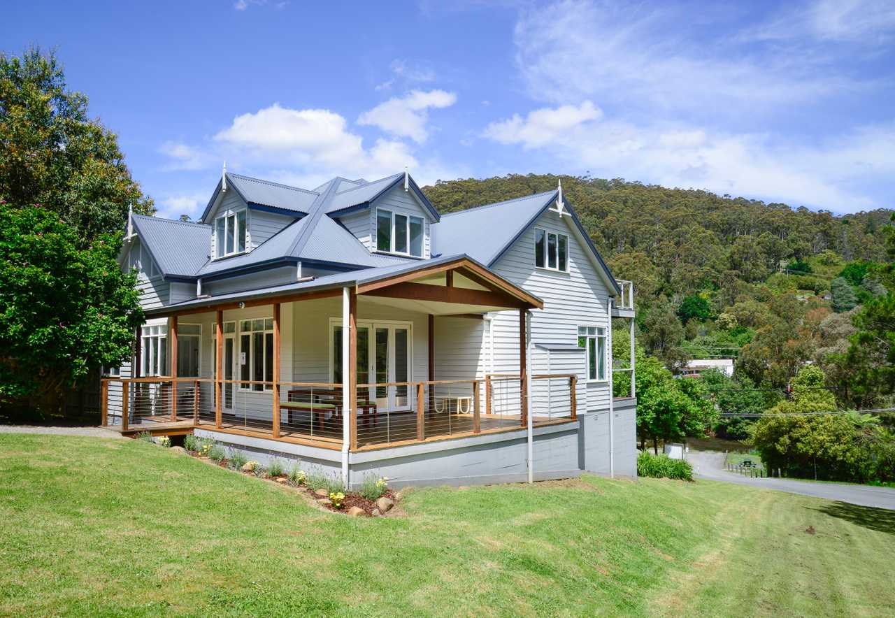 Lucille is a stunning home on the Yarra River with amazing views. 