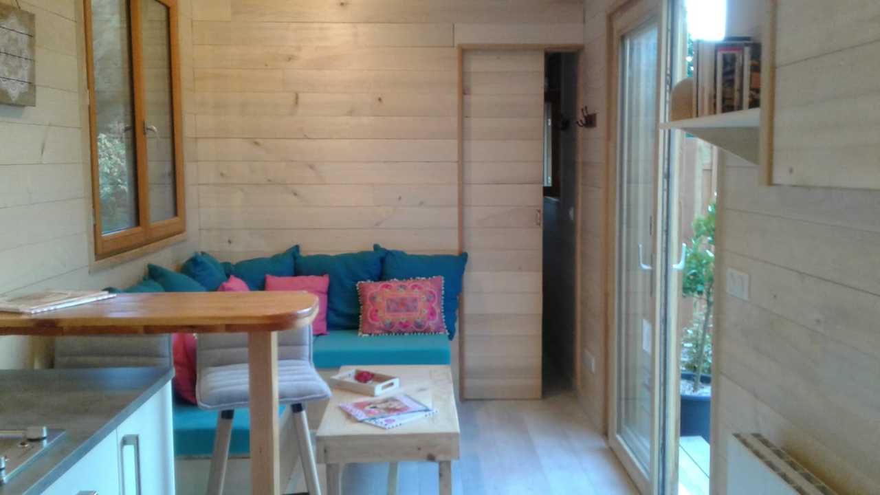Cosy bungalow in nature in Dordogne la Roulotte de Naturospirit 