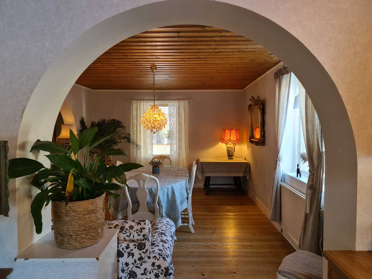 Guesthouse with a new food forest in a small village