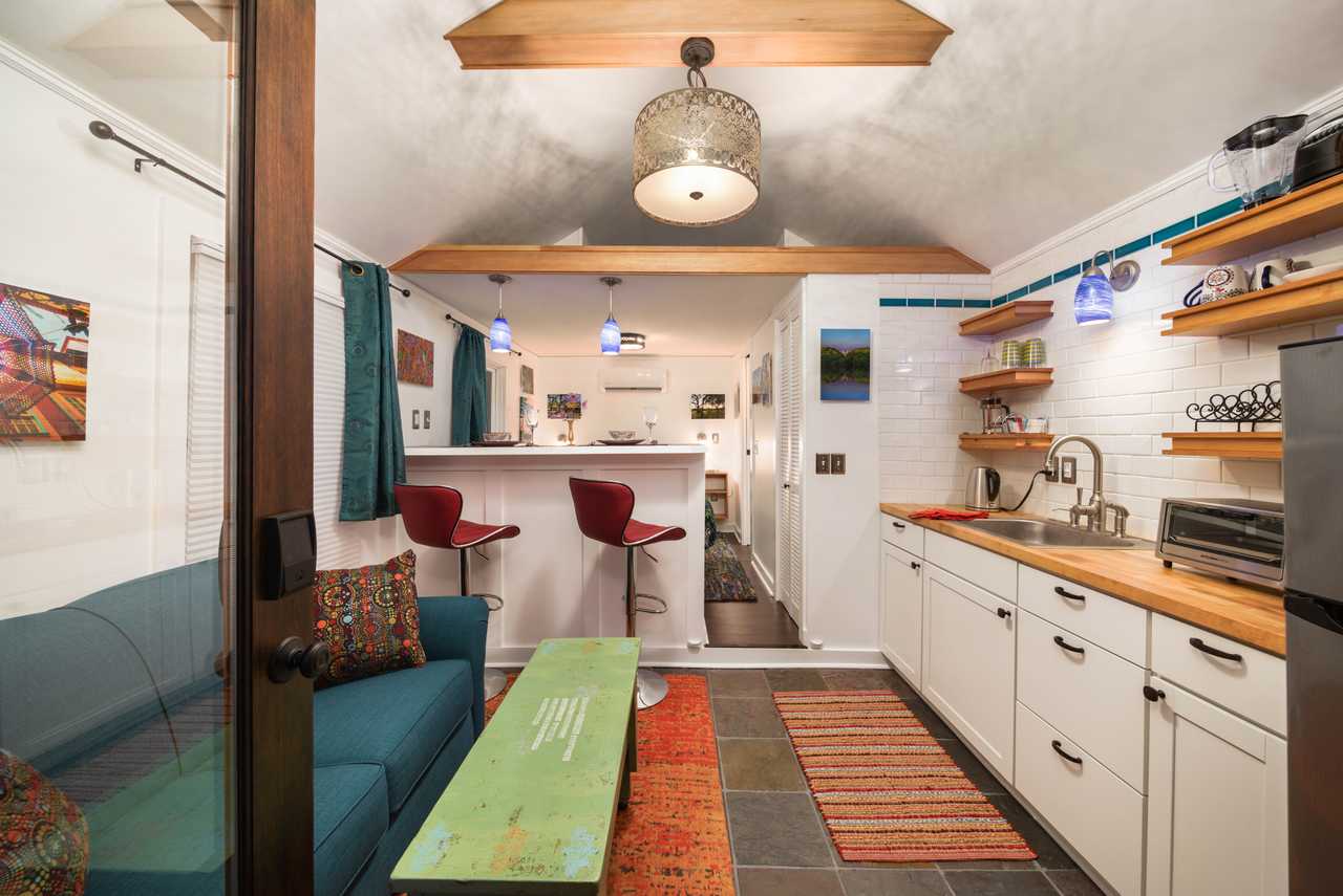 Secluded patio cottage right by all the action