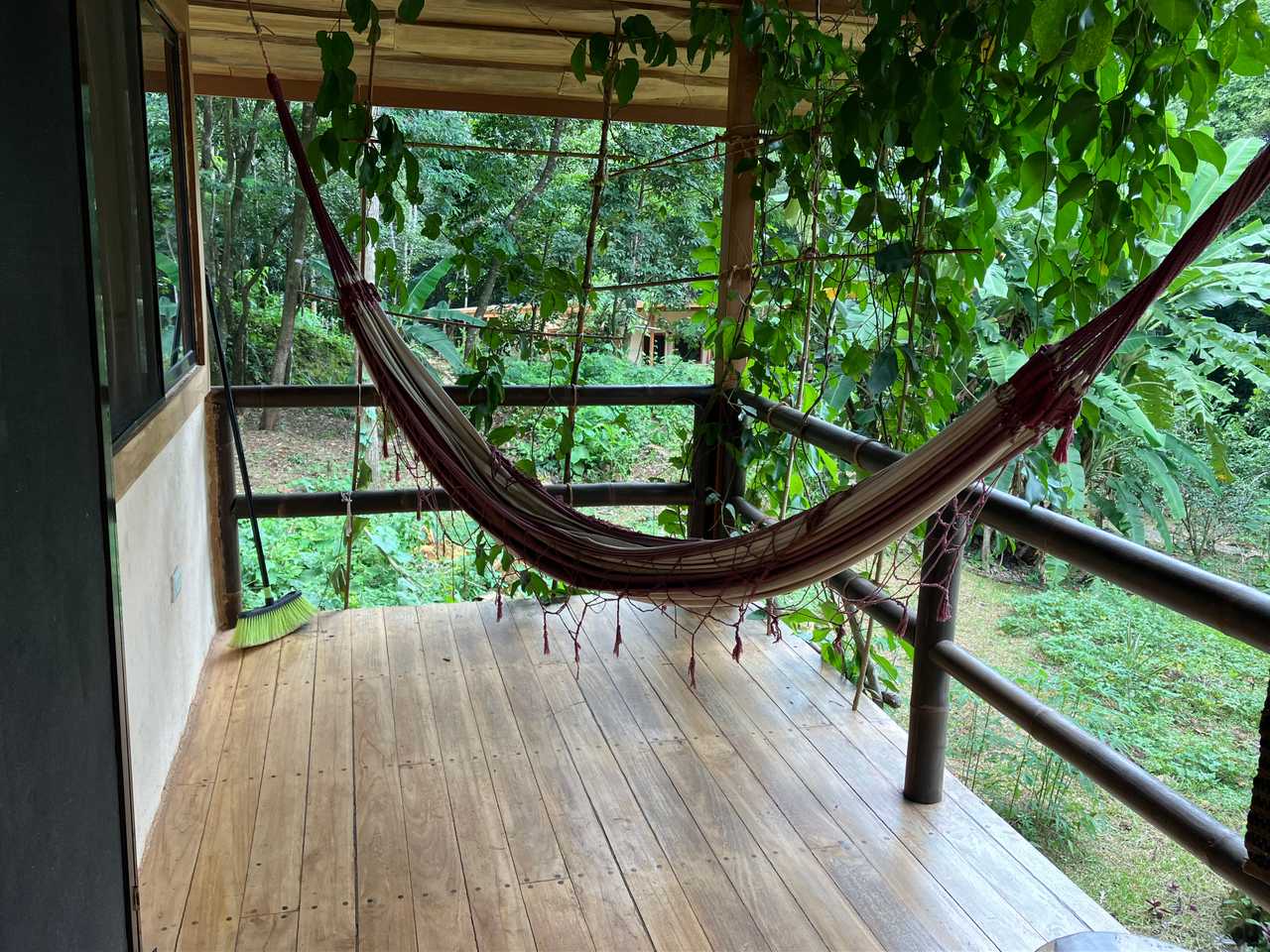 Private cabin in an ecological community surrounded by ecovillages