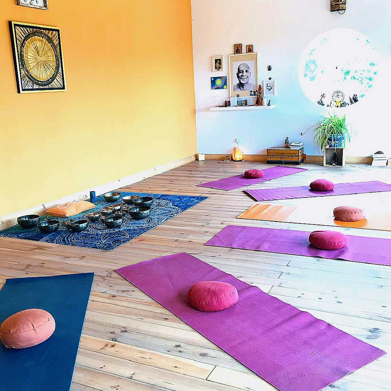 Yoga retreat centre overlooking the town of Vila Franca de Xira & Tagus River