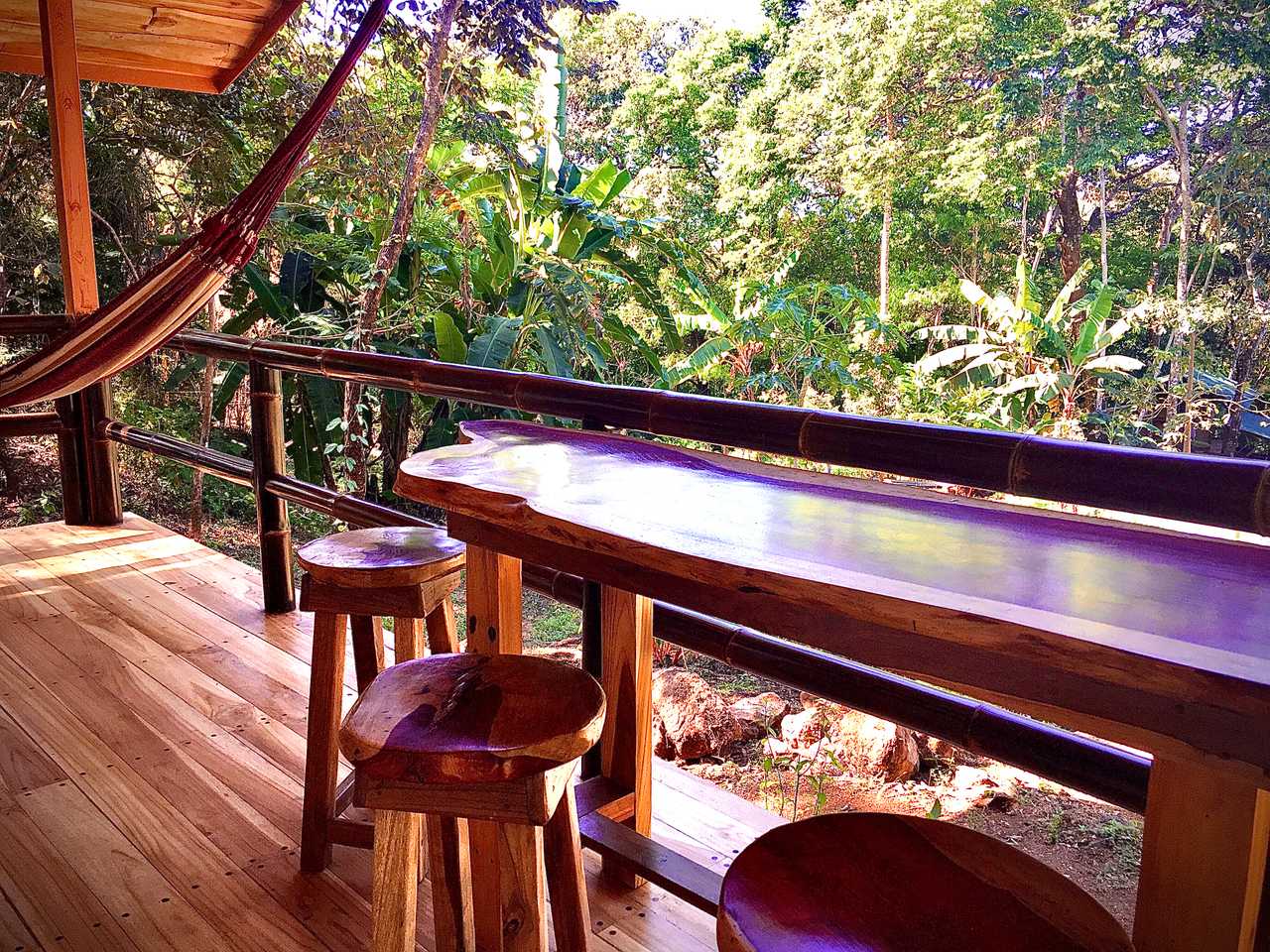 Private cabin in an ecological community surrounded by ecovillages