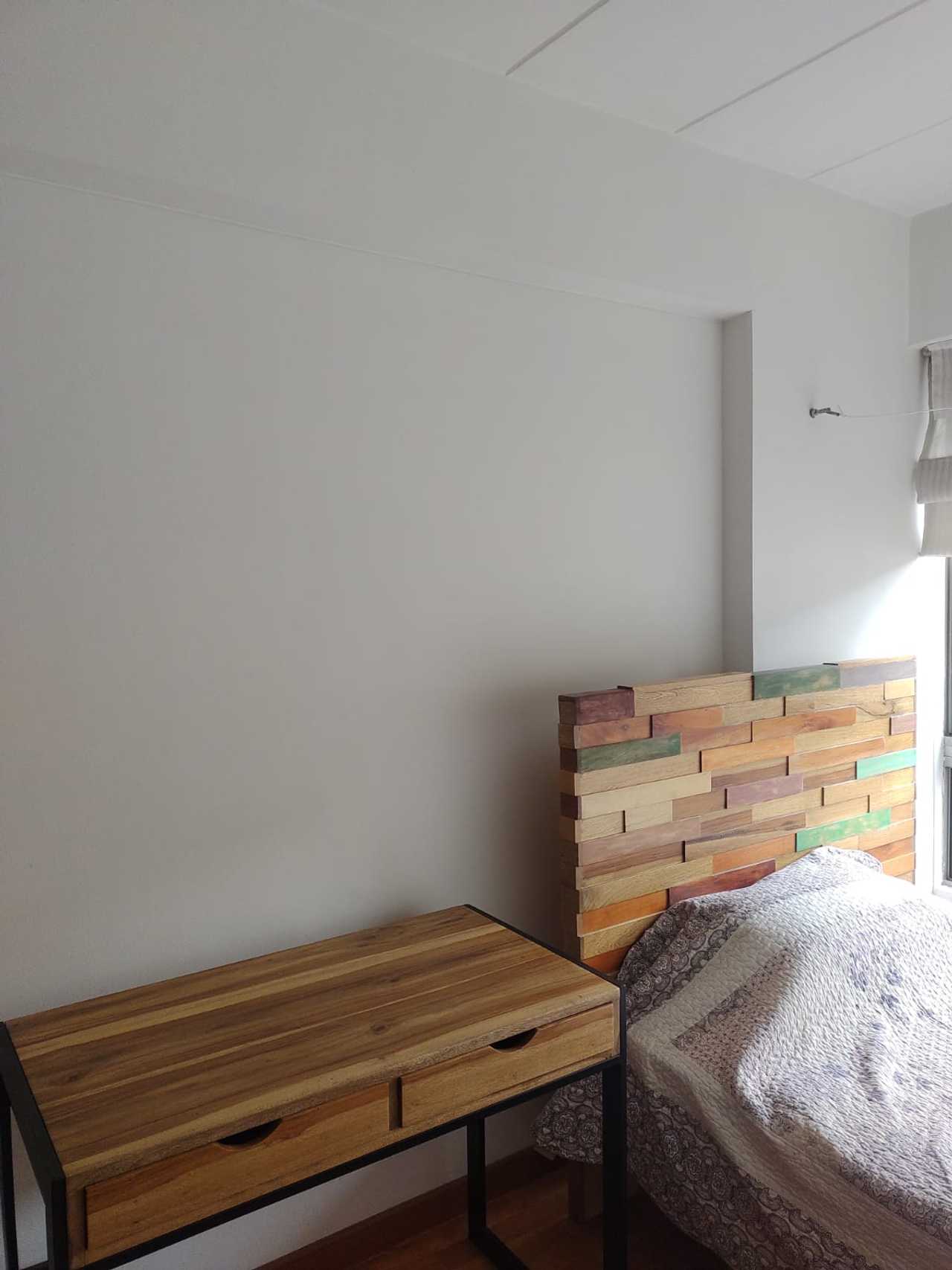 Bright room with dedicated bathroom in cozy home
