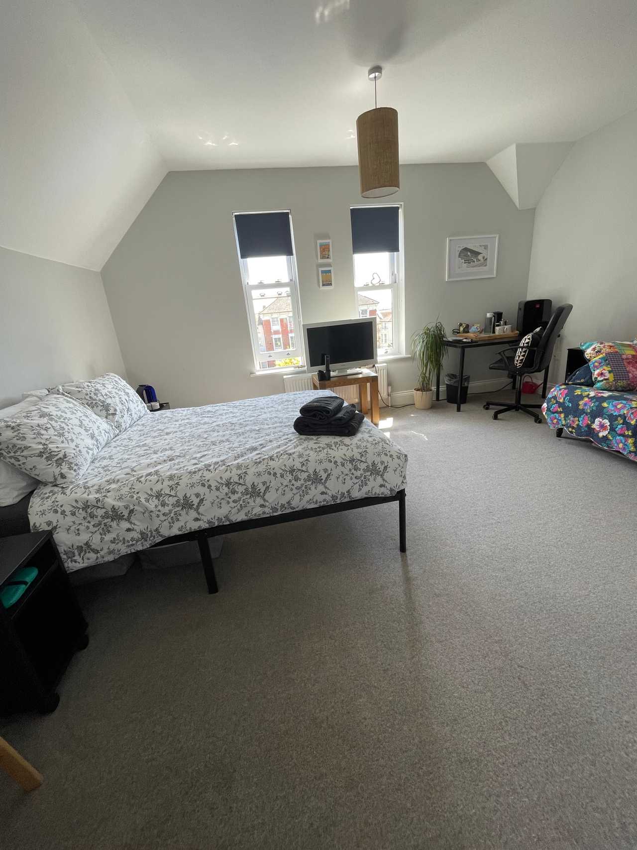 Large, bright room with private on suite 