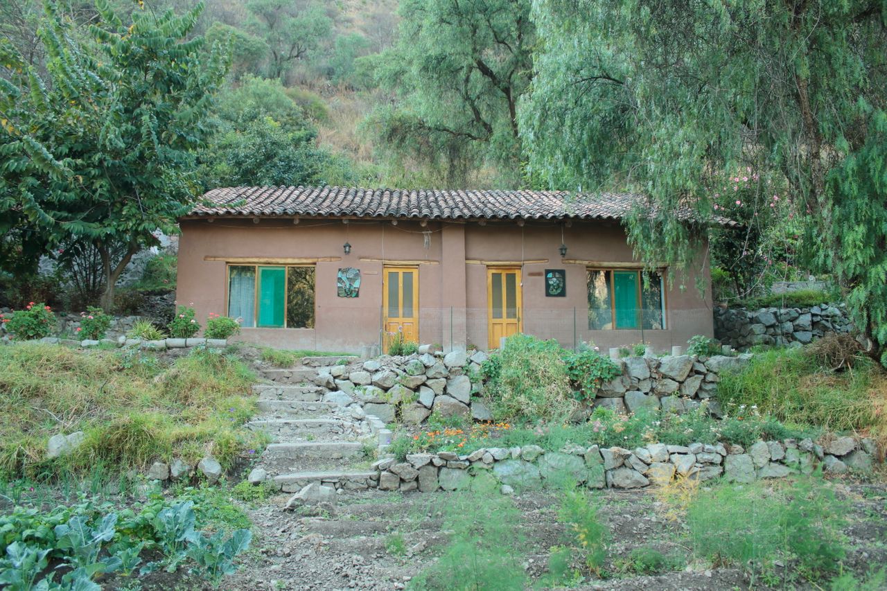 Secluded mountain retreat in the  Limatambo area near Cusco in the Andes of Peru
