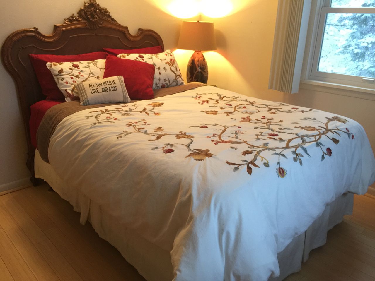 Private room with ensuite bathroom and Tesla charger.