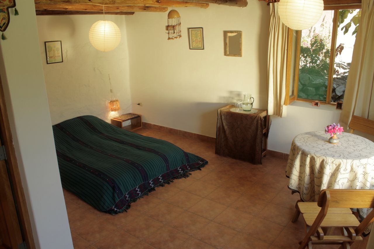 Secluded mountain retreat in the  Limatambo area near Cusco in the Andes of Peru