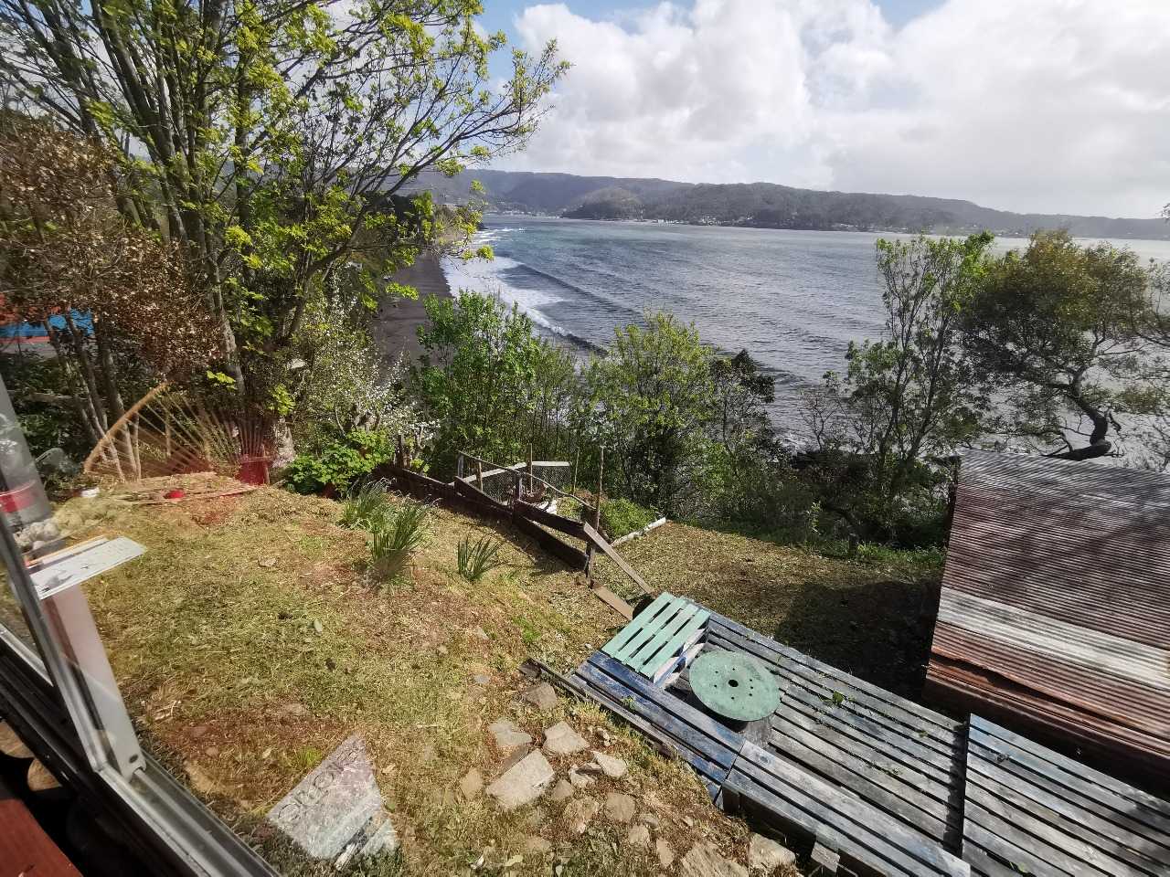 Ola Fran con vista al mar pacífico