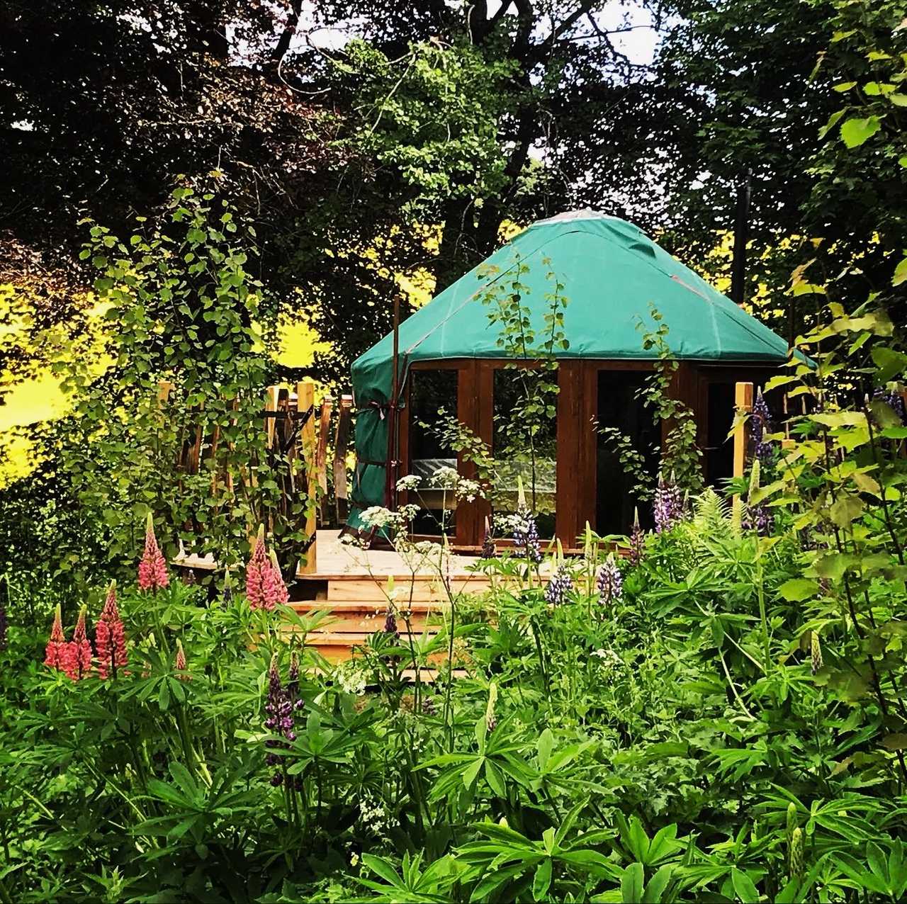Bramble Yurt in nature Paradies