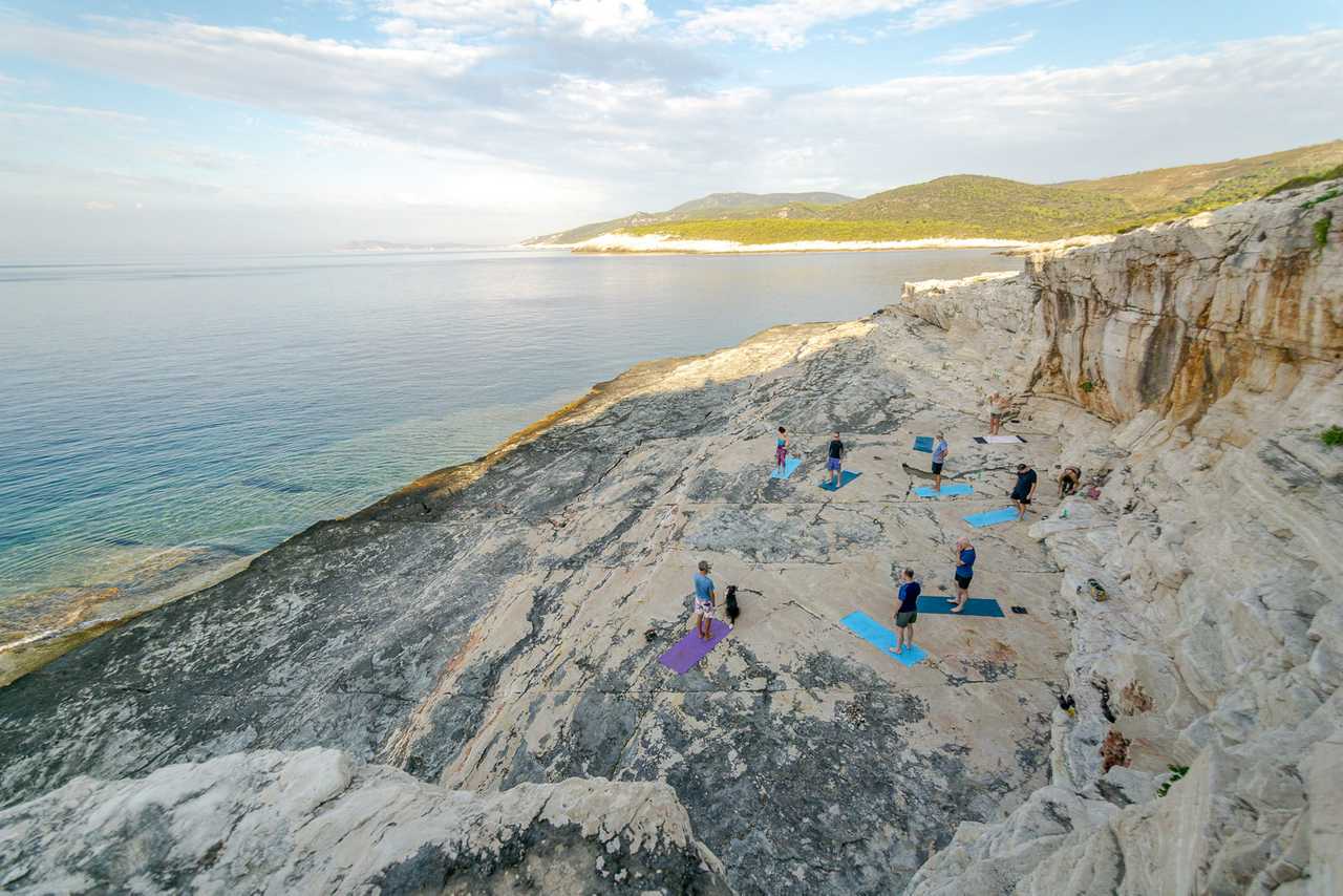 We offer daily yoga, kayaking and biking to the best locations on Vis Island.