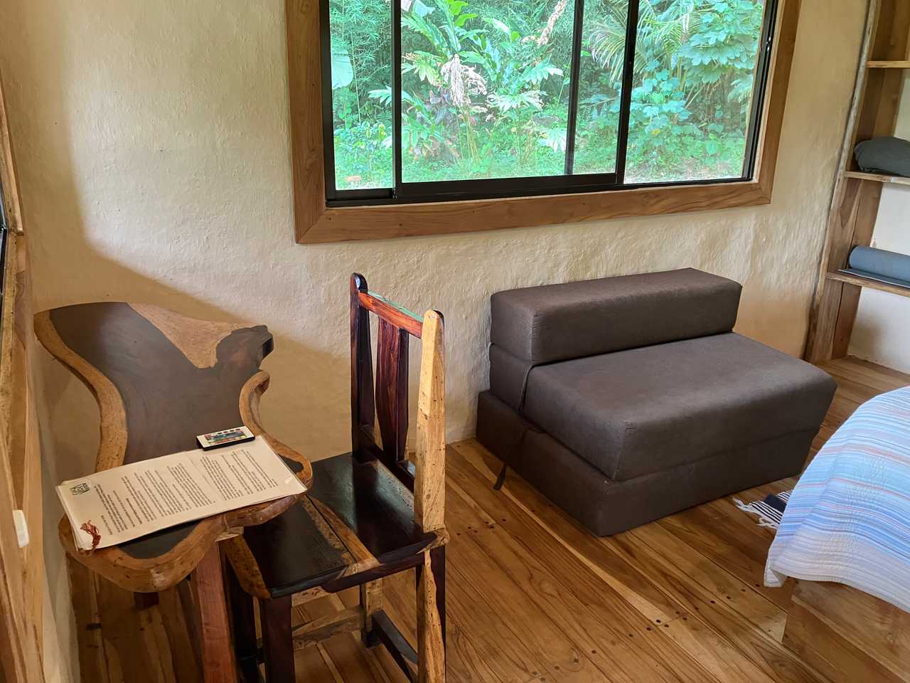 Private cabin in an ecological community surrounded by ecovillages