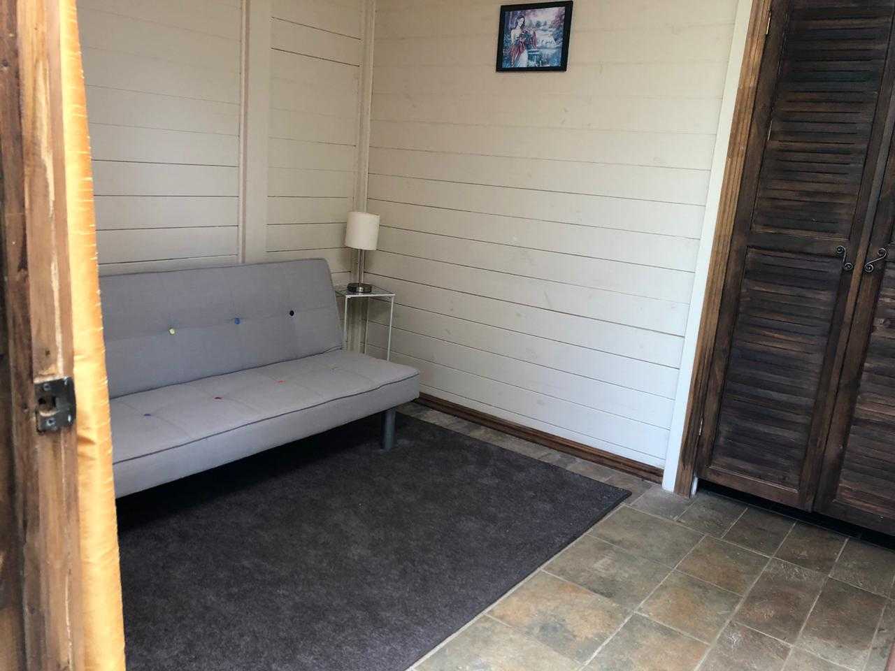 A Wood Chalet in the Mountains in Front of Poas Volcano
