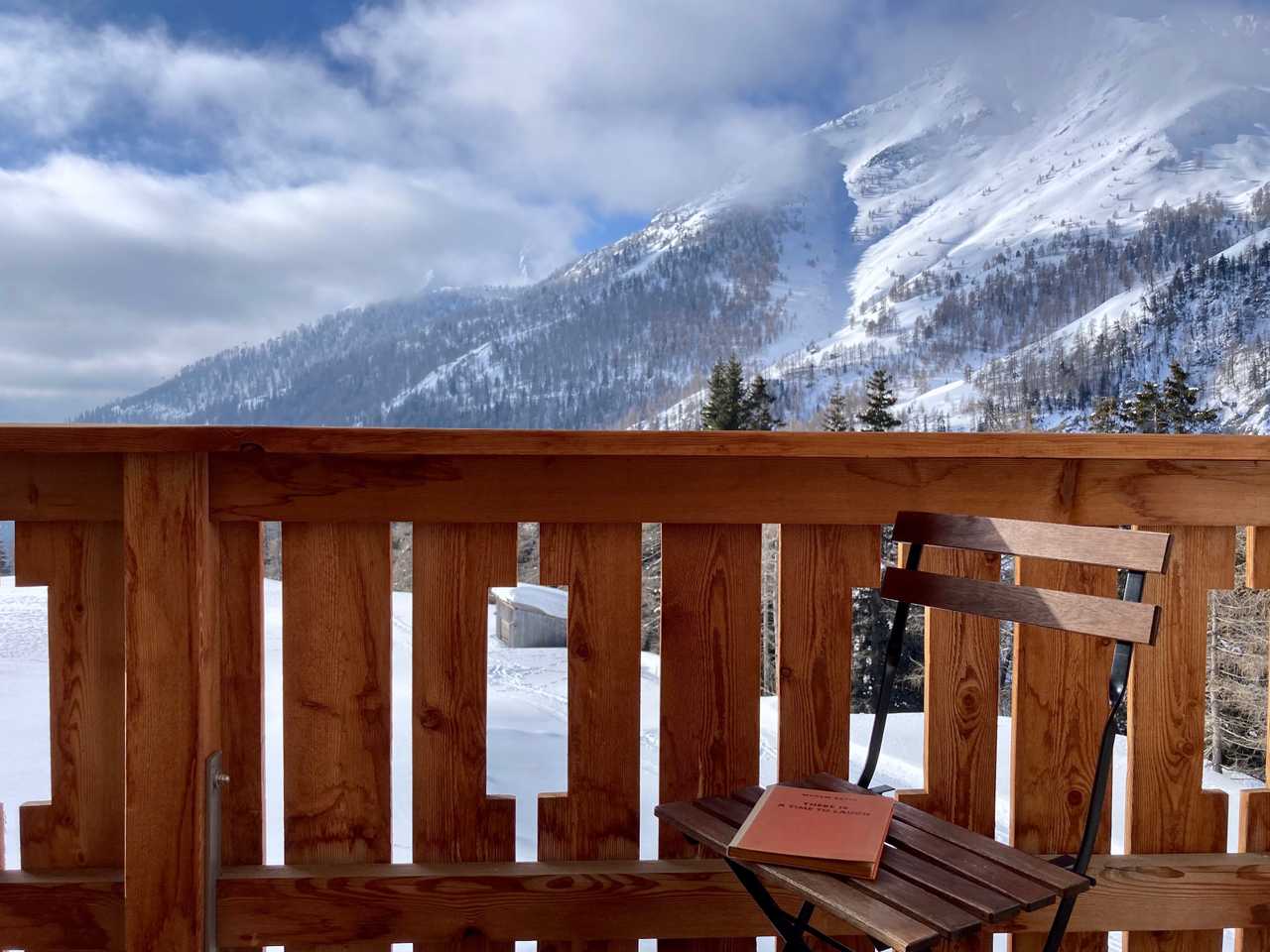 A remote mountain retreat, with daily yoga and guided hikes.