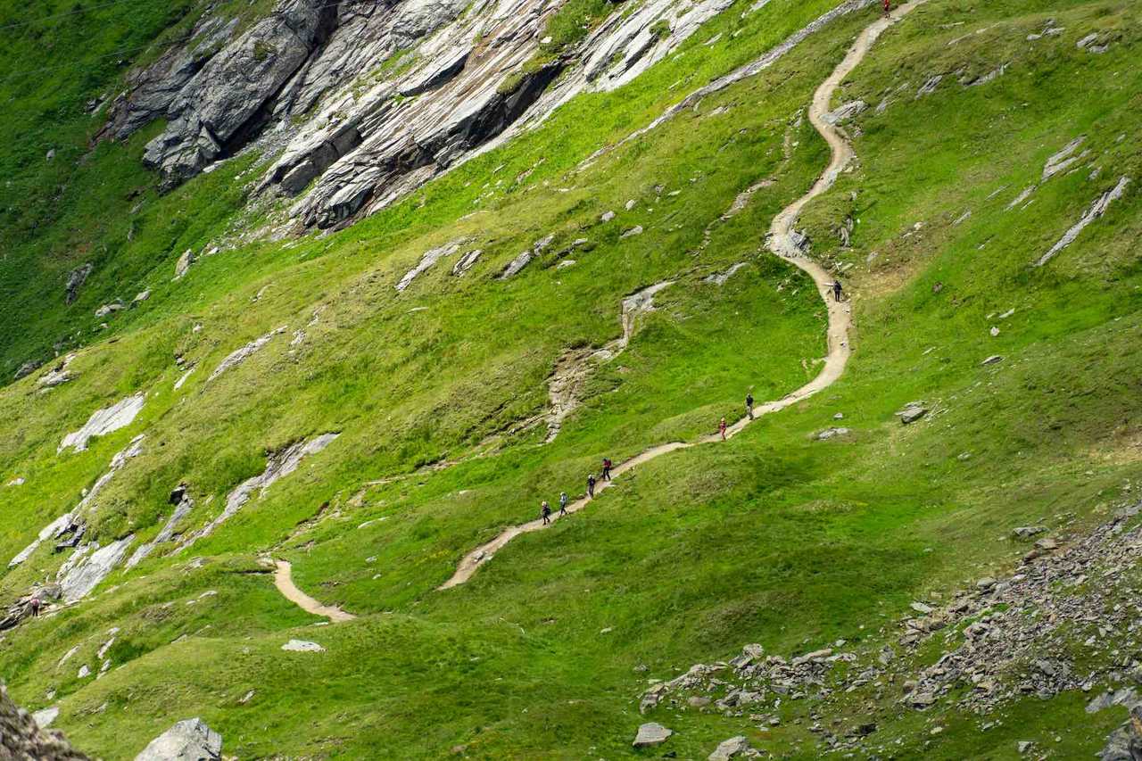 A remote mountain retreat, with daily yoga and guided hikes.
