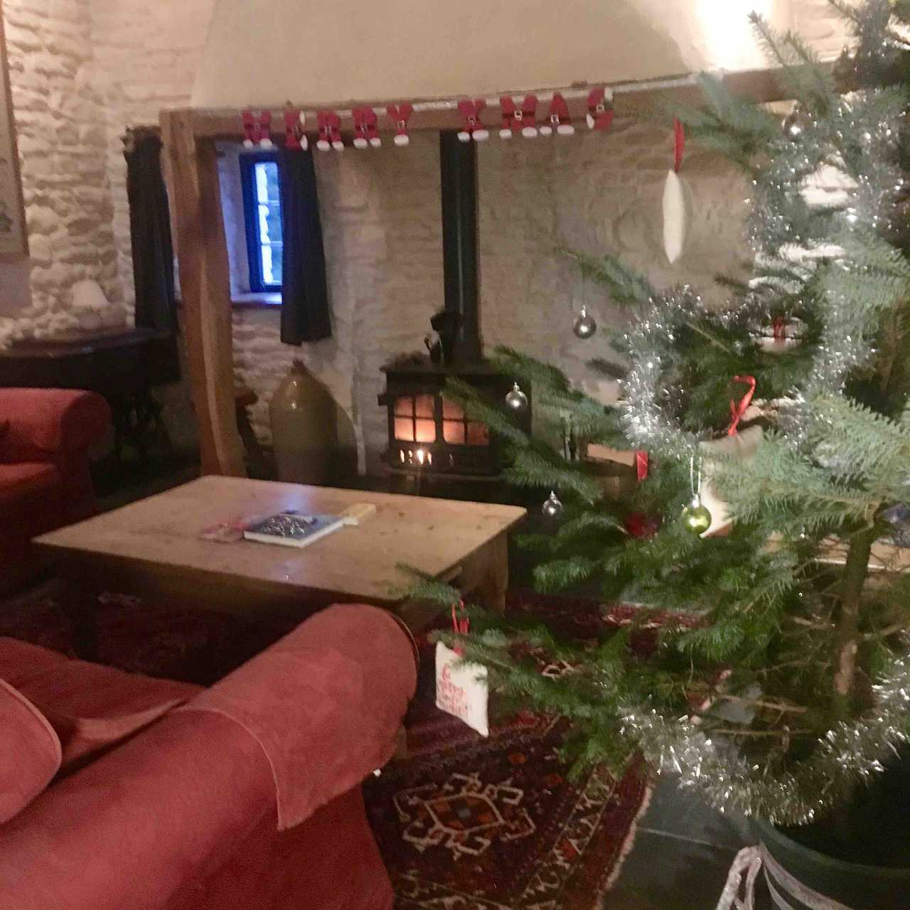 Magical 18th thatched cottage with stunning views, amazing vegan meals & hot tub