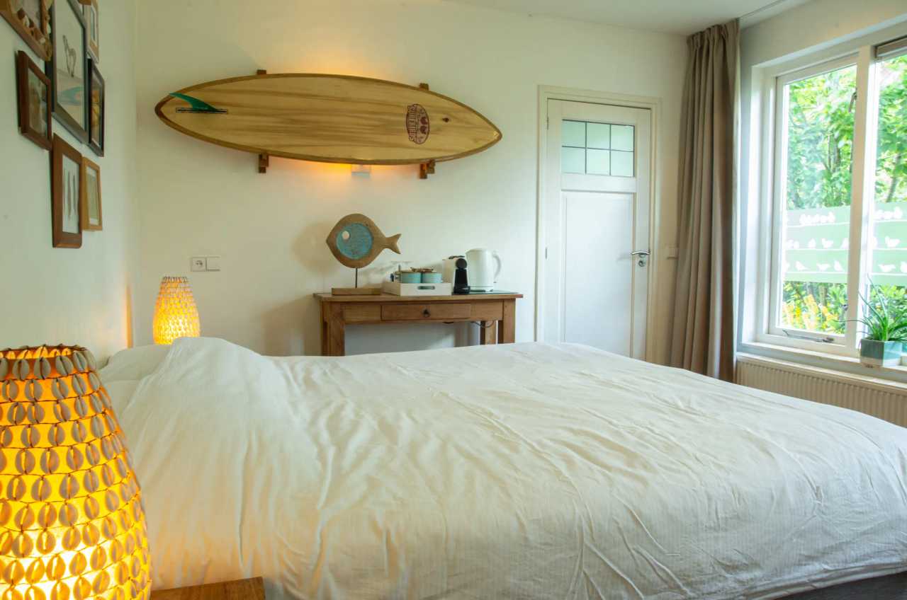 Vegan and sustainable B&B room, just 200 metres from the beach