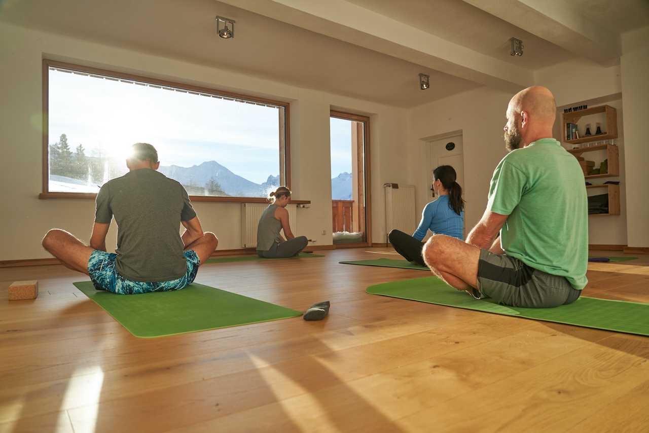 A remote mountain retreat, with daily yoga and guided hikes.