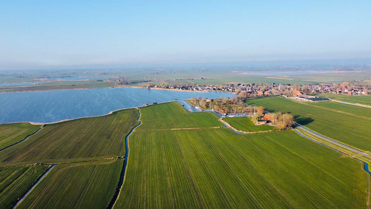 Modern apartments in old farmhouse, Frisian lake district
