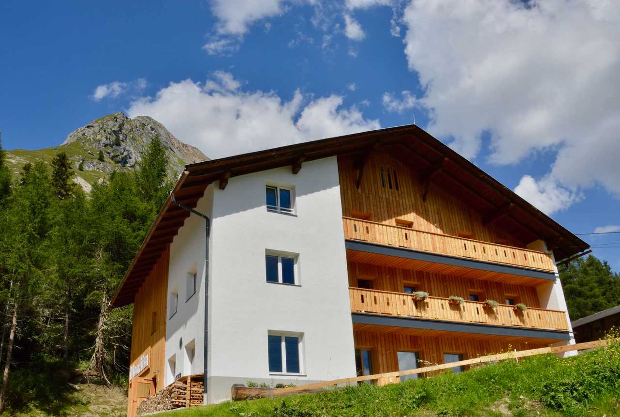 A remote mountain retreat, with daily yoga and guided hikes.