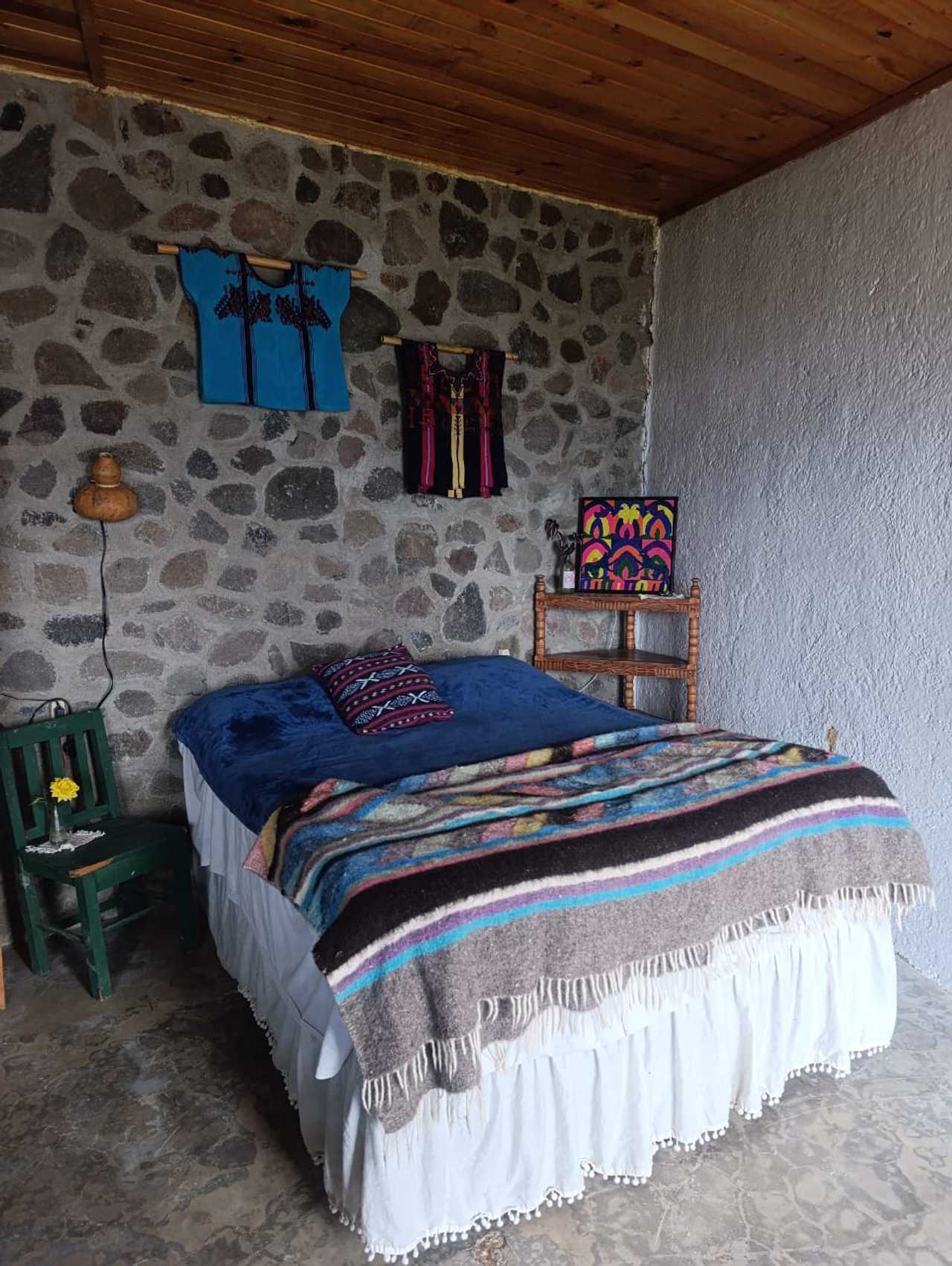 Cozy Room in Colorful Rustic Home with Soul & Volcano Views,Santa Cruz La Laguna