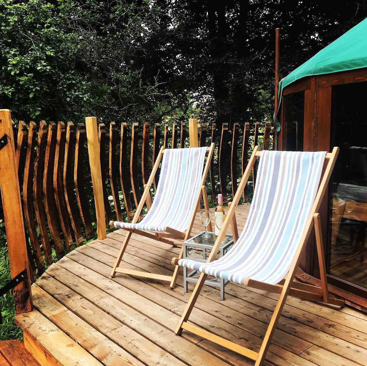 Bramble Yurt in nature Paradies