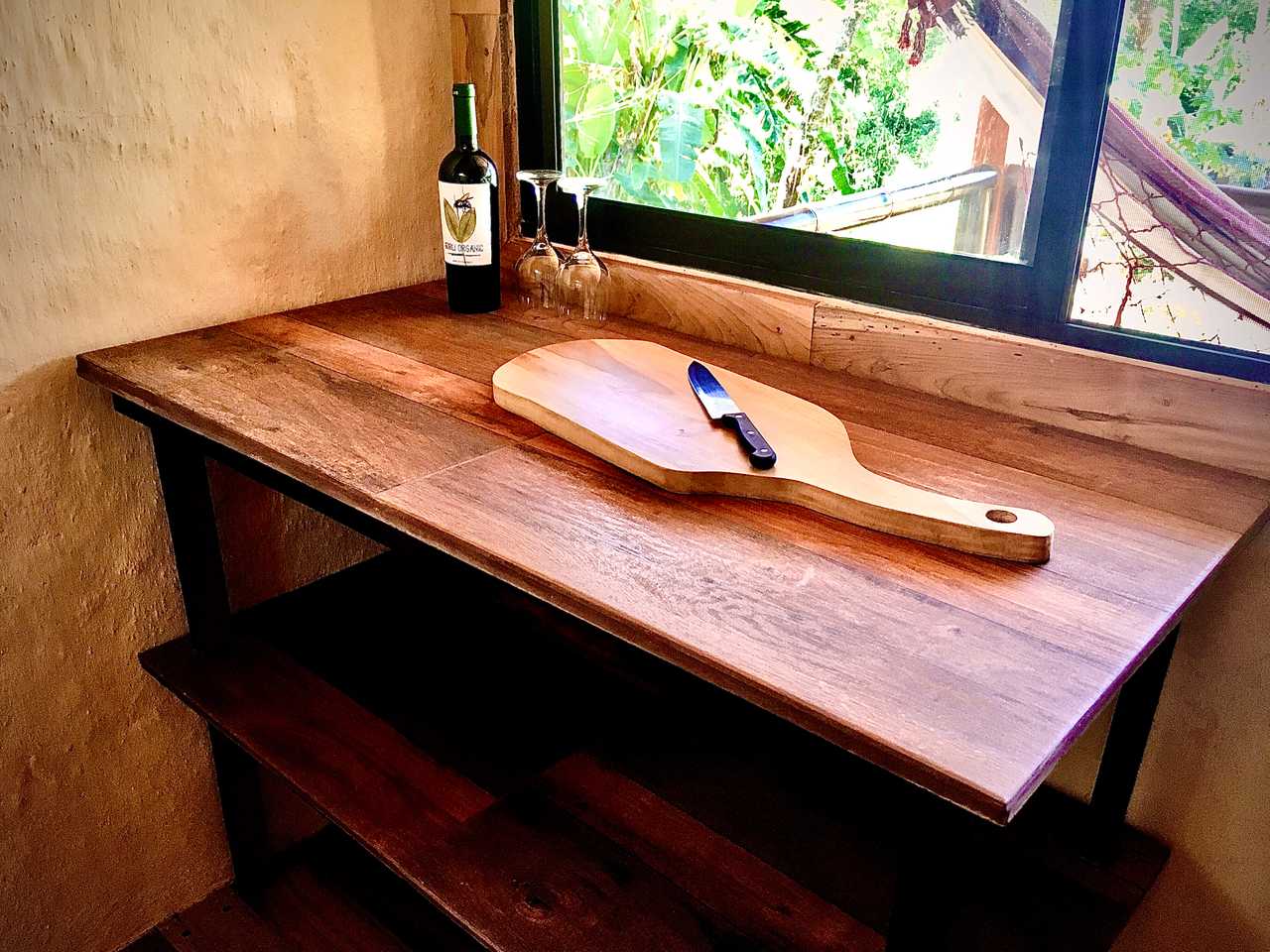 Private cabin in an ecological community surrounded by ecovillages