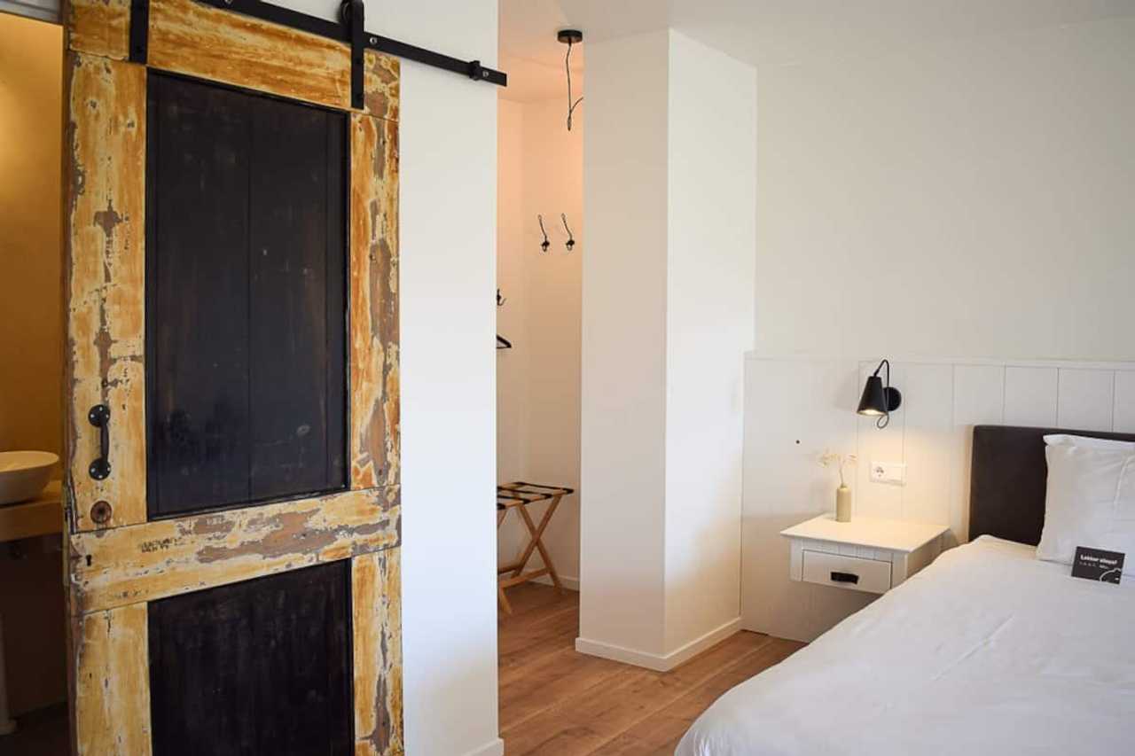 Modern apartments in old farmhouse, Frisian lake district
