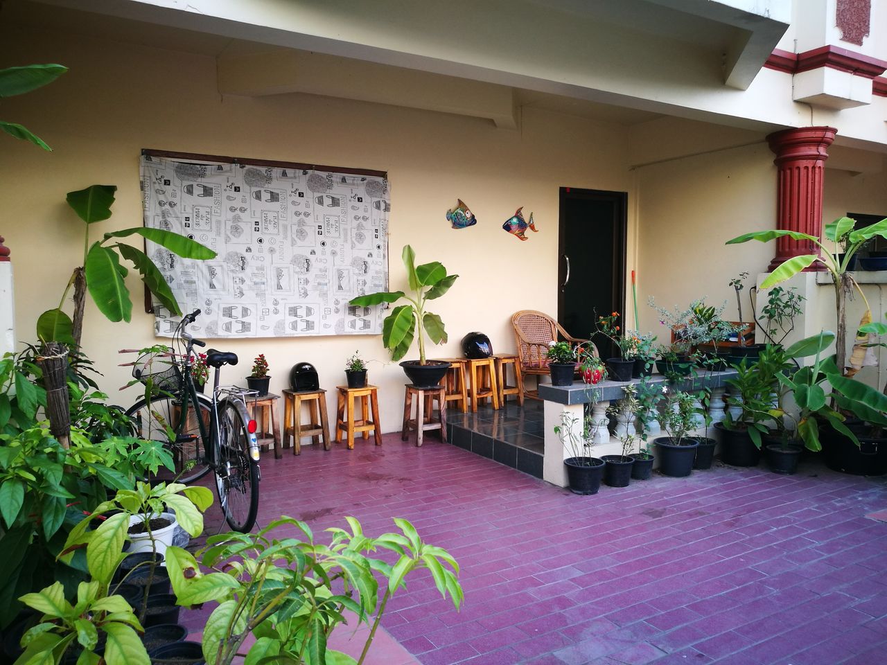 I have a three story townhouse in a residential area of Chiang Mai Thailand.
